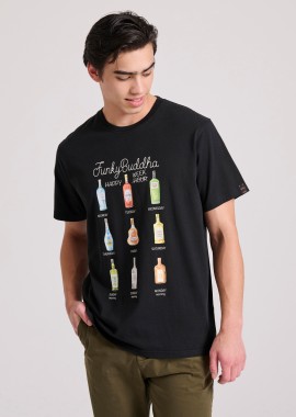 FUNKY BUDDHA - T-shirt με weekly plan τύπωμα