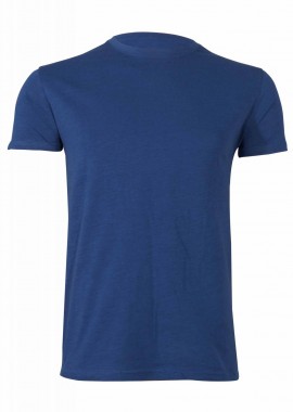 gsecret - Ανδρικό t-shirt κοντό μανίκι λαιμόκοψη. Basic Collection INDIGO