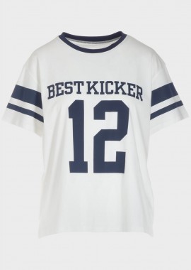 gsecret - Γυναικείο tshirt με στάμπα Best Kicker ΛΕΥΚΟ
