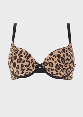 gsecret - Γυναικείο σουτιέν extra push up animal print.Καλύπτει C Cup. ANIMAL