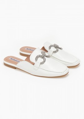 Issue - Loafers με διακοσμητική αγκράφα - Λευκό