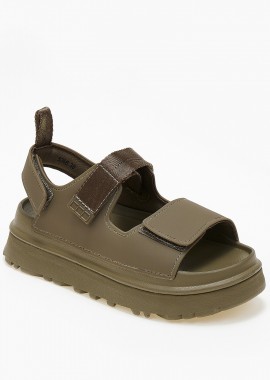 Issue - Σανδάλια flatform με λουράκια scratch - Πράσινο
