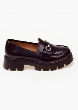 Issue - Loafers με αγκράφα - Μπορντώ