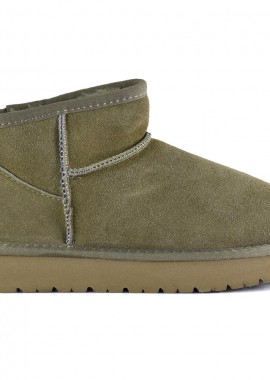 Izy - Χακί ultra short δερμάτινο Australian Boot Izy 1966