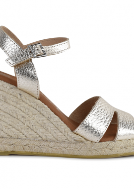 Oh my sandals - Δερμάτινη χρυσή εσπαντρίγια Oh my Sandals 5746