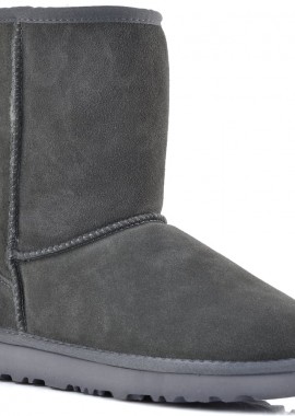 Izy - Γκρι δερμάτινο Australian Boot Classic L7830