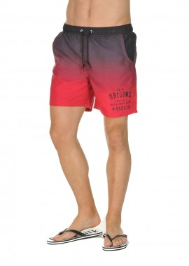 BODY TALK - SMM SWIM LONG SHORTS ΚΟΚΚΙΝΟ
