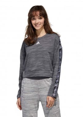 ADIDAS PERFORMANCE - ESSENTIALS TAPE SWEATSHIRT ΓΚΡΙ