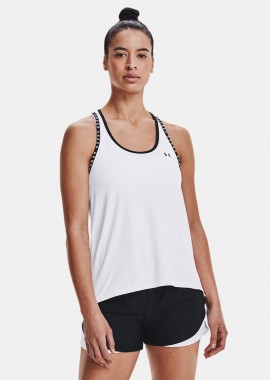 UNDER ARMOUR - UNDER ARMOUR KNOCKOUT TANK TOP ΑΣΠΡΟ