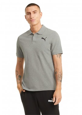 PUMA - ESSENTIALS PIQUE POLO SHIRT ΓΚΡΙ