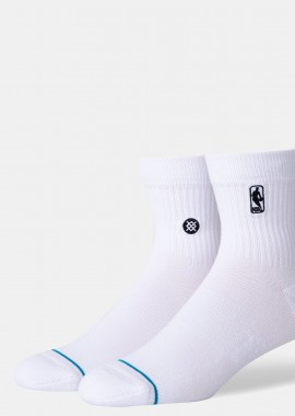STANCE - STANCE LOGOMAN ST QUARTER SOCKS ΑΣΠΡΟ