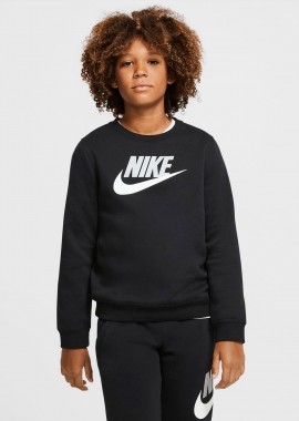 NIKE - NIKE SPORTSWEAR CLUB FLEECE CREW SWEATSHIRT ΜΑΥΡΟ
