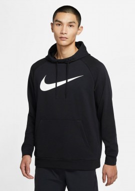 NIKE - NIKE DRI-FIT TRAINING PULLOVER HOODIE ΜΑΥΡΟ