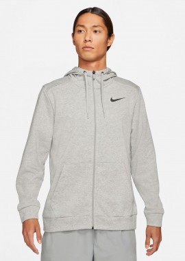 NIKE - NIKE DRI-FIT FULL-ZIP TRAINING HOODIE ΓΚΡΙ