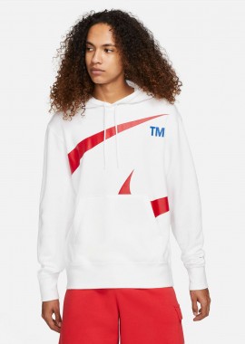 NIKE - NIKE SPORTSWEAR SWOOSH PULLOVER HOODIE ΑΣΠΡΟ