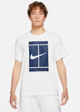 NIKE - NIKE COURT TENNIS T-SHIRT ΑΣΠΡΟ