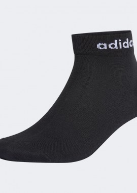 ADIDAS SPORT INSPIRED - NON CUSHIONED ANKLE SOCKS 3 PAIRS ΜΑΥΡΟ