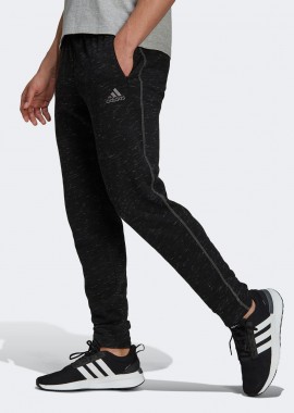 ADIDAS PERFORMANCE - ESSENTIALS MELANGE PANTS ΜΑΥΡΟ