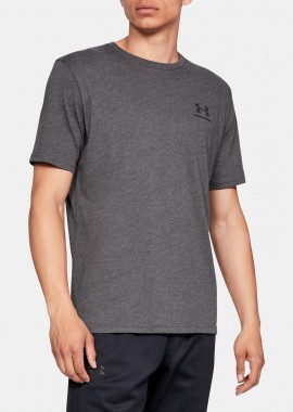 UNDER ARMOUR - UNDER ARMOUR SPORTSTYLE LEFT CHEST T-SHIRT ΓΚΡΙ