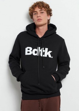 BODY TALK - BDTK LOGO HOODIE ΜΑΥΡΟ