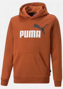 PUMA - PUMA ESSENTIALS+ TWO TONE BIG LOGO HOODIE ΚΑΦΕ