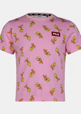 FILA - GIRLS WB LOONEY TUNES LAAGE T-SHIRT ΡΟΖ