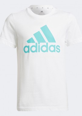 ADIDAS PERFORMANCE - BOYS' ESSENTIALS BIG LOGO T-SHIRT ΑΣΠΡΟ