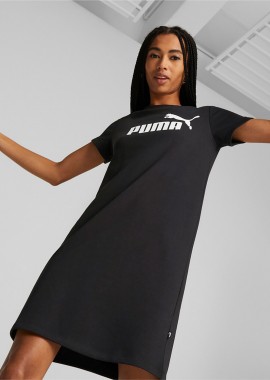 PUMA - PUMA ESSENTIALS LOGO DRESS ΜΑΥΡΟ