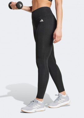 ADIDAS PERFORMANCE - ADIDAS OPTIME ESSENTIALS STASH POCKET FULL-LENGTH LEGGINGS ΜΑΥΡΟ