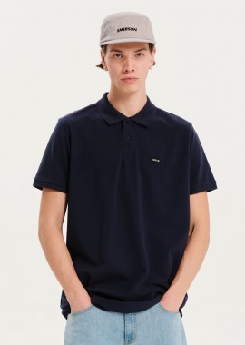 EMERSON - EMERSON MEN'S POLO SHIRT ΜΠΛΕ