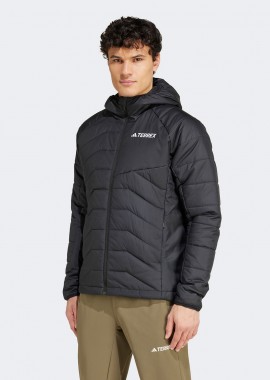 ADIDAS PERFORMANCE - ADIDAS TERREX MULTI SYNTHETIC INSULATED HOODED JACKET ΜΑΥΡΟ