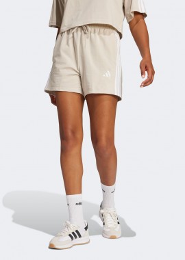 ADIDAS PERFORMANCE - ADIDAS WOMEN'S ESSENTIALS 3-STRIPES COTTON SHORTS ΜΠΕΖ
