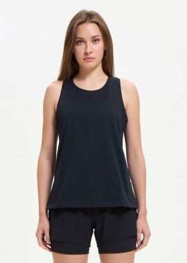 MAGNETIC NORTH - MAGNETIC NORTH WOMEN'S REBUST SLEEVELESS TOP ΜΑΥΡΟ