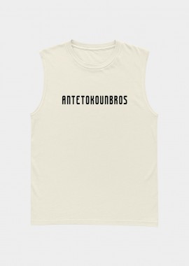 ANTETOKOUNBROS - ANTETOKOUNBROS AB BASELINE SLEEVELESS TANK TOP ΑΣΠΡΟ