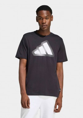ADIDAS PERFORMANCE - ADIDAS MODERN ESSENTIALS GRAPHIC T-SHIRT ΜΑΥΡΟ