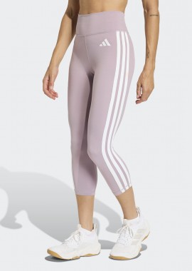 ADIDAS PERFORMANCE - ADIDAS OPTIME ESSENTIALS WORKOUT 3-STRIPES 3/4 LEGGINGS ΡΟΖ