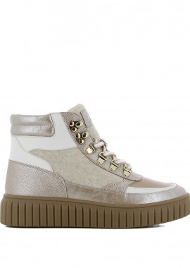 SJ - Μπεζ μποτάκι sneaker