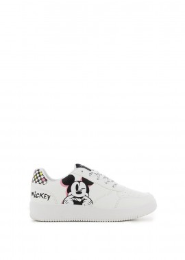 LEOMIL - Λευκό παιδικό sneaker MICKEY MOUSE