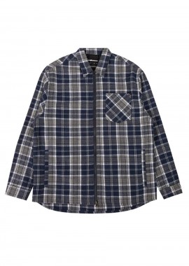 THE HUNDREDS - THE HUNDREDS overshirt Alma LS Woven - Μπλε καρό-T24F108011-BLUE
