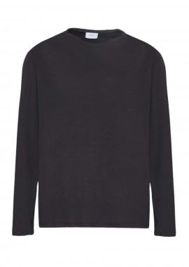 SEINSE - SEINSE Μακρυμάνικες Μπλούζες T-Shirt M/L - Μαύρο-TI2749SS-BLACK