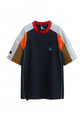 Mod Wave Movement - MOD WAVE MOVEMENT Technical Unisex T-Shirt - Μπλε-MW082020563-BLUE