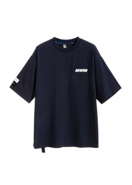 Mod Wave Movement - Mod Wave Movement Eye Almond Blossom Unisex T-Shirt - Μπλε-MW092020388-BLUE