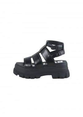 BUFFALO - BUFFALO σανδάλια γυναικεία ASPHA GLD - Μαύρο-1602025-BLACK