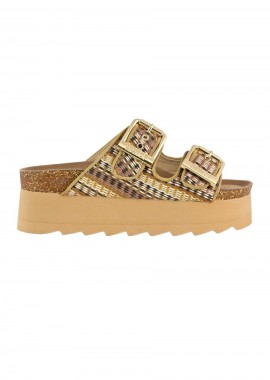 COLORS OF CALIFORNIA - COLORS OF CALIFORNIA Σανδάλια - Πέδιλα PLATFORM SANDAL IN RAFIA - MULTI-HC.BES500-MULTI