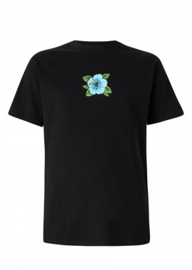 SANTA CRUZ - SANTA CRUZ T-Shirts Screaming Hibiscus Front T-Shirt - ΜΑΥΡΟ-SCA-TEE-12502-BLACK