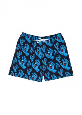 SANTA CRUZ - SANTA CRUZ ανδρικό μαγιό Hands All Over Swimshort - BLACK-SCA-SHR-4959-BLACK