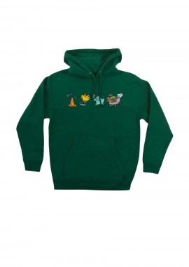 SANTA CRUZ - SANTA CRUZ Φούτερ με Κουκούλα Skate Like A Girl - ΠΡΑΣΙΝΟ-SCR-HDY-0107-GREEN