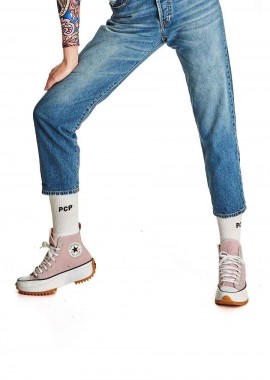 PCP - PCP One-size Κάλτσες PCP SOCKS - ΑΣΠΡΟ-PCPSOCKS-WHITE