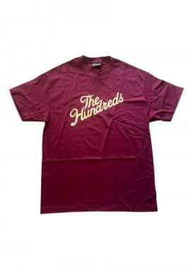 THE HUNDREDS - THE HUNDREDS Slant Logo T-Shirt - ΒΟΥΡΓΟΥΝΔΙ-F23S101002-MULTI