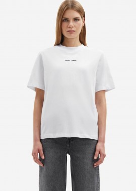 SAMSØE SAMSØE - Samsøe Samsøe γυναικείο T-shirt με logo μονόχρωμο